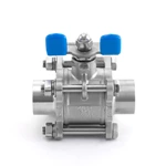 Liquid Cooling Water Leak Free Data Center Manual 3PC Ball Valve