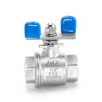 Data Center Cooling Water Free Leak Stainless Steel 2PC Ball Valve