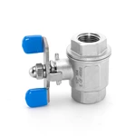 Data Center Cooling Water Free Leak Stainless Steel 2PC Ball Valve