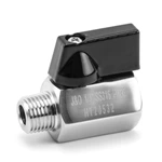 Data Center Cooling Water Leak Free Male Female Mini Ball Valve