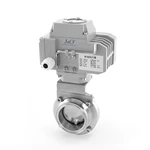 Sanitary Stainless Steel Electric Clamp Butterfly Valve