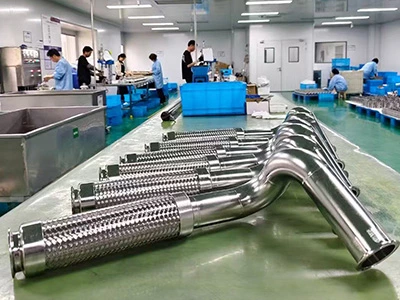Liquid Cooling Stainless Steel Weld Braided flexible hose for Data Center
