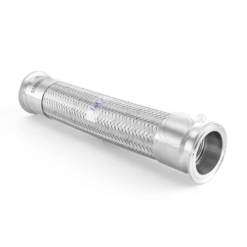 Water Cooling Stainless Steel Tri clamp Braided Flexible Hose