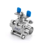 Liquid Cooling Water Leak Free Data Center Manual 3PC Ball Valve