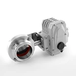 Sanitary Stainless Steel Electric Clamp Butterfly Valve