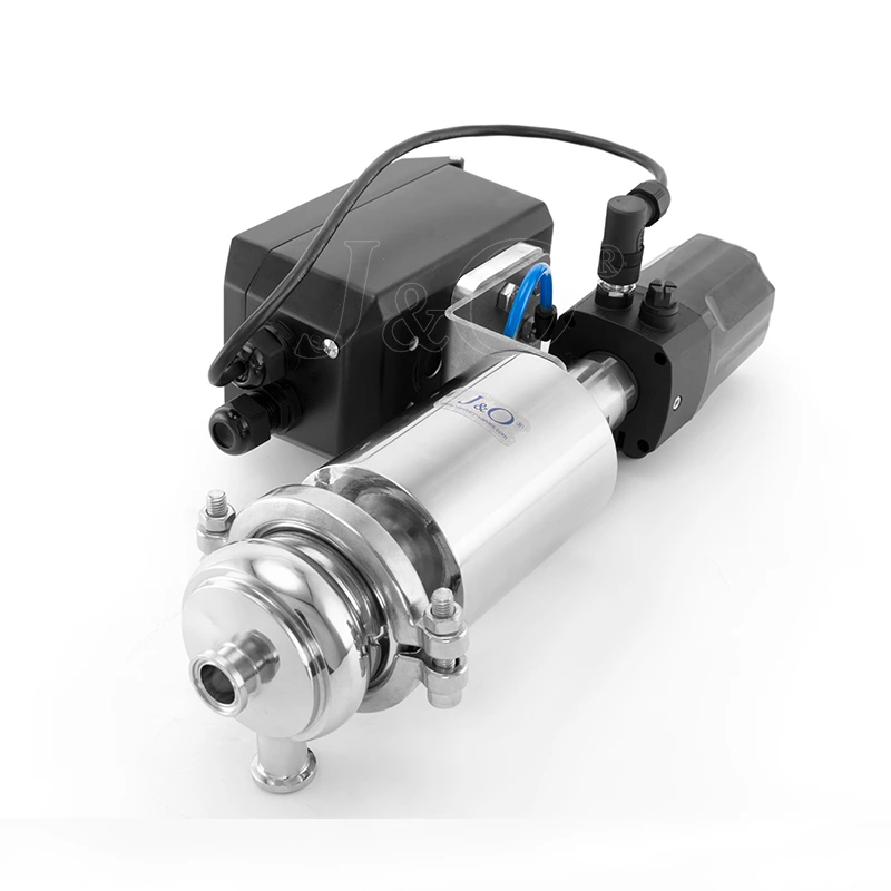 Sanitary Pneumatic Flow Regulating Valve With IP6000 Positioner