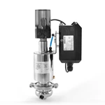 Sanitary Pneumatic Flow Regulating Valve With IP6000 Positioner