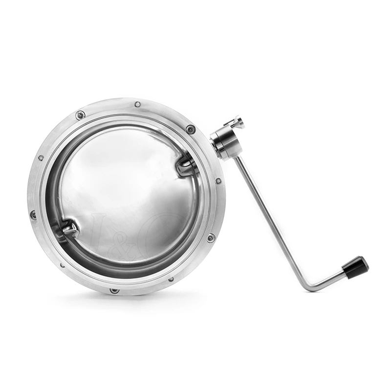 Sanitary Stainless Steel Clamped Powder Butterfly Valve