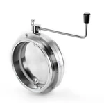 Sanitary Stainless Steel Clamped Powder Butterfly Valve