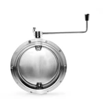 Sanitary Stainless Steel Clamped Powder Butterfly Valve