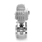 Electric Sanitary Flanged Butterfly Valve