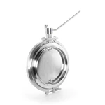 Sanitary Stainless Steel Manual Welding Quick Release Powder Butterfly Valve