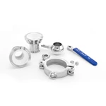 Sanitary Clamp Cavity Filled Non-retention Ball Valve