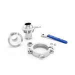 Sanitary Clamp Cavity Filled Non-retention Ball Valve