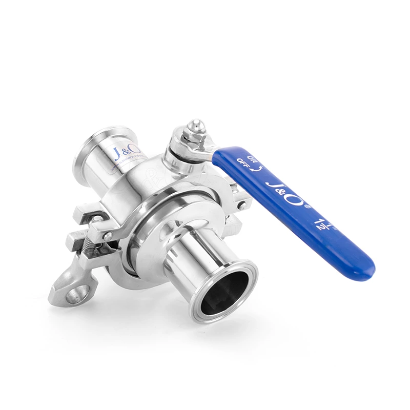 Sanitary Clamp Cavity Filled Non-retention Ball Valve