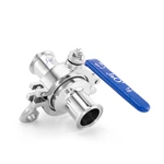 Sanitary Clamp Cavity Filled Non-retention Ball Valve