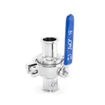 Sanitary Clamp Cavity Filled Non-retention Ball Valve