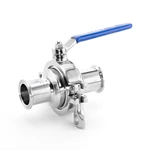 Sanitary Clamp Cavity Filled Non-retention Ball Valve
