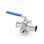 Sanitary Clamp Cavity Filled Non-retention Ball Valve