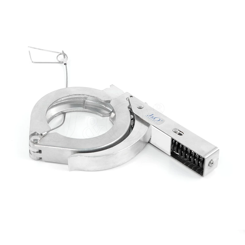 Aluminium KF Vacuum Quick Toggle Clamp Lanyard with Spring Loaded