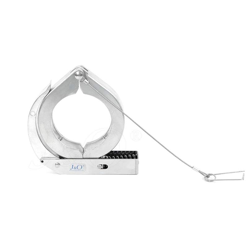 Aluminium KF Vacuum Quick Toggle Clamp Lanyard with Spring Loaded