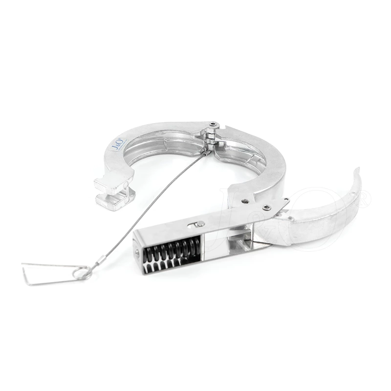 Aluminium KF Vacuum Quick Toggle Clamp Lanyard with Spring Loaded