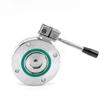 GI Stainless Steel Wafer Type Flange Manual Vacuum Butterfly Valve