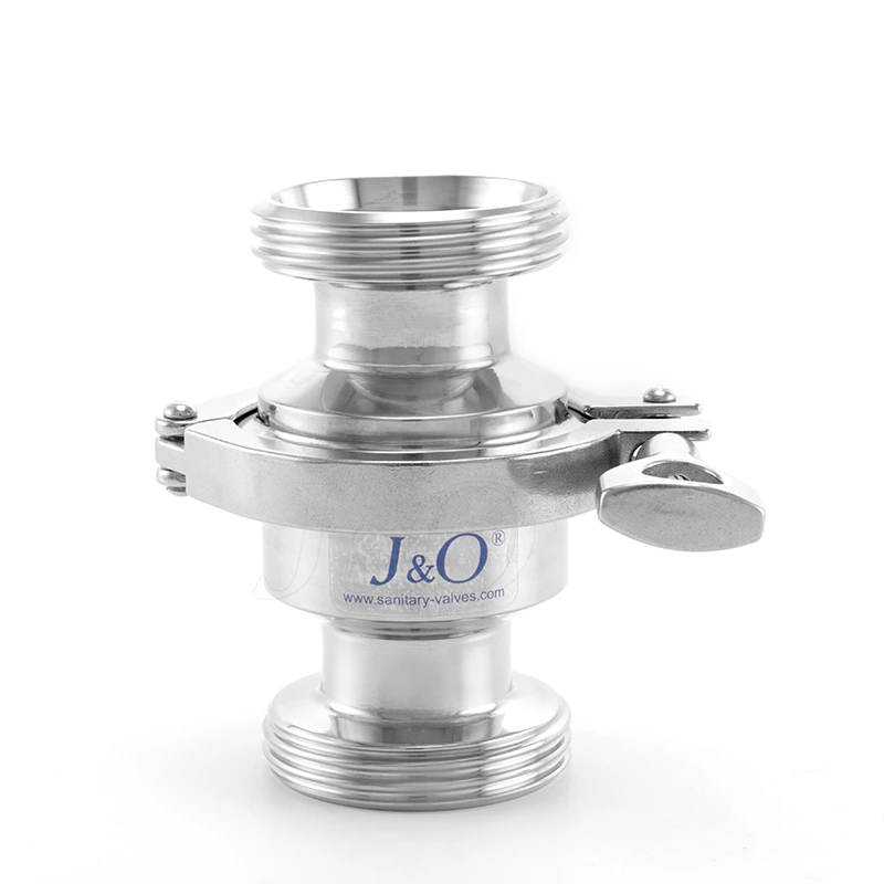 Sanitary Stainless Steel Thread Male Check Valve