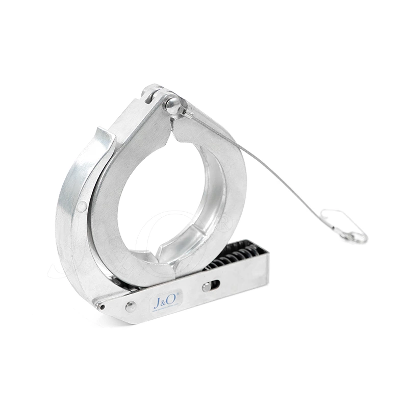 Aluminium KF Vacuum Quick Toggle Clamp Lanyard with Spring Loaded