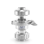 Sanitary Stainless Steel Check Valve With Union Ends