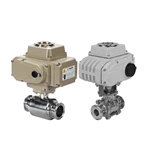 Sanitary Stainless Steel Hygienic Electric Actuator 2-way Tri Clamp Ball Valve