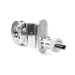 Stainless Steel UHV Ball groove mechanism ISO Flange Manual High Vacuum Gate Valve