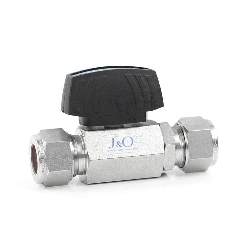 Stainless Steel SS304 SS316L Female High Pressure Instrument Double Ferrule Ball Valve