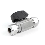 Stainless Steel SS304 SS316L Female High Pressure Instrument Double Ferrule Ball Valve