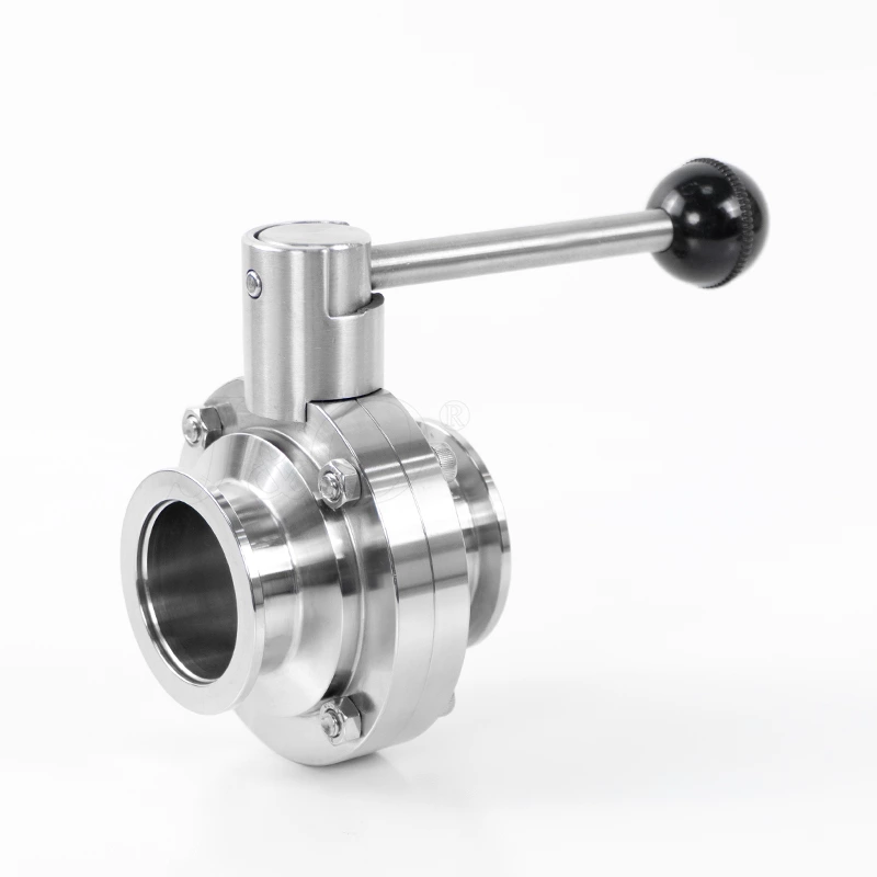 Stainless Steel SS304 SS316L KF ISO Vacuum Butterfly Valve