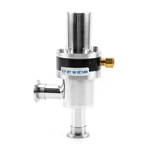 Stainless Steel SS304 Poppet Valve Pneumatic Vacuum Angle Valve with Bellow