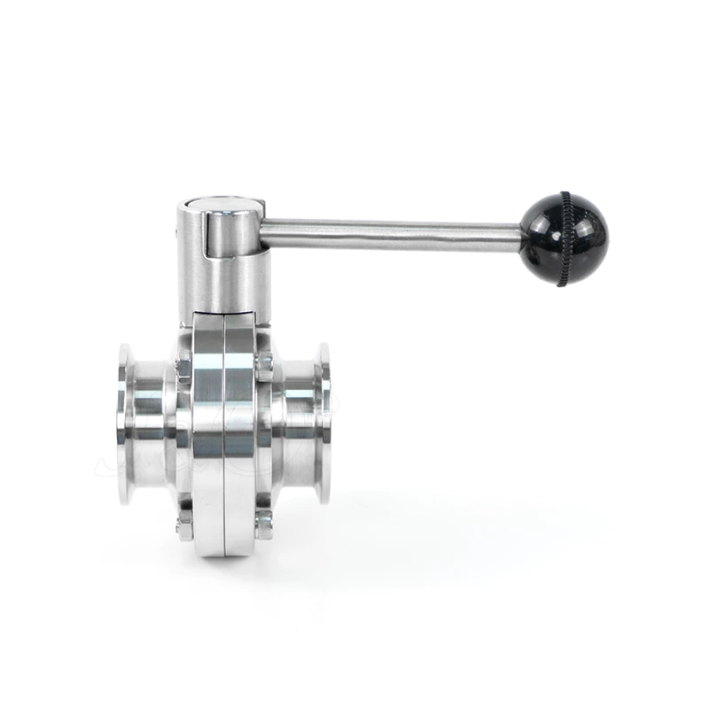 Stainless Steel SS304 SS316L KF ISO Vacuum Butterfly Valve
