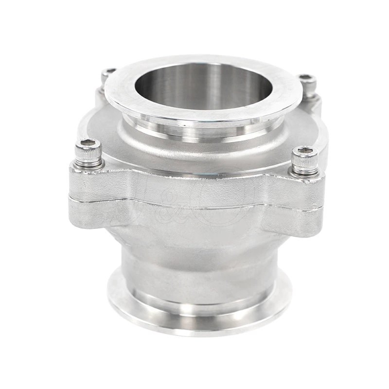 Stainless Steel One way KF40 PTFE Seal Vacuum No Return Check Valve