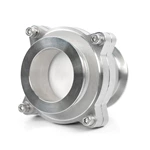 Stainless Steel One way KF40 PTFE Seal Vacuum No Return Check Valve