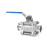 Stainless Steel Manual 3-PEICE 3PC KF Vaccum Ball Valve