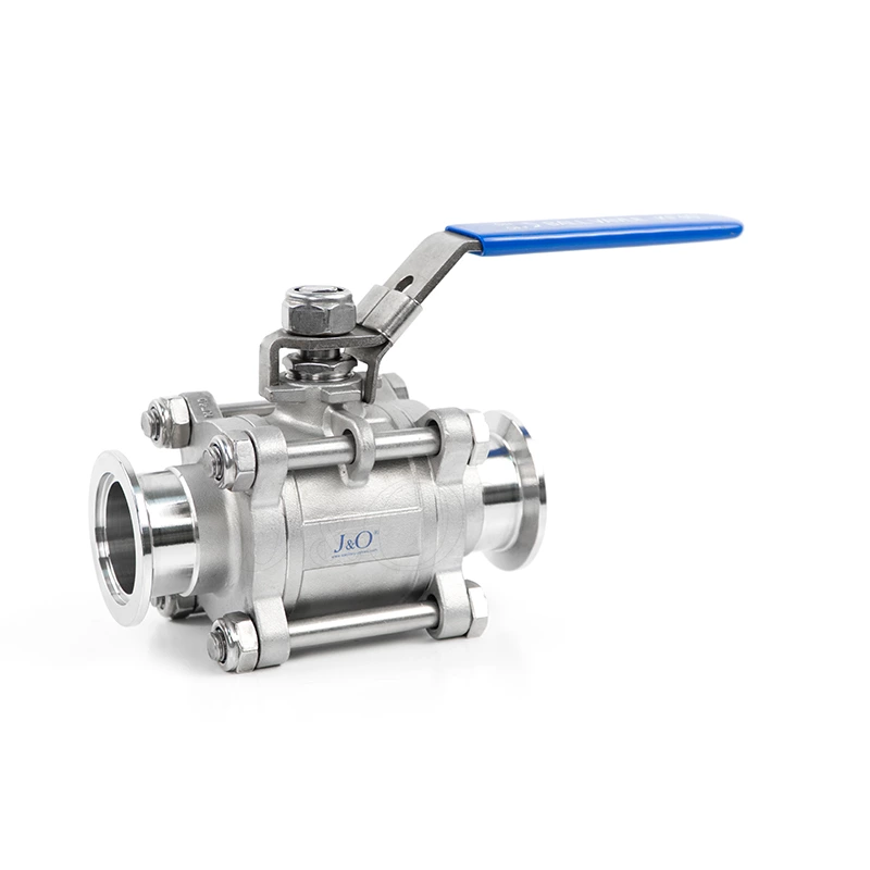 Stainless Steel Manual 3-PEICE 3PC KF Vaccum Ball Valve