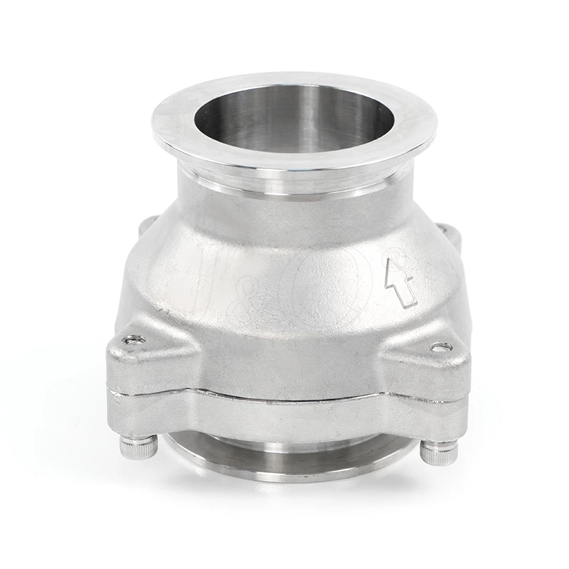 Stainless Steel One way KF40 PTFE Seal Vacuum No Return Check Valve