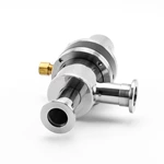 Stainless Steel SS304 Poppet Valve Pneumatic Vacuum Angle Valve with Bellow