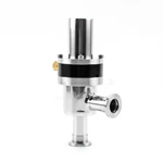 Stainless Steel SS304 Poppet Valve Pneumatic Vacuum Angle Valve with Bellow