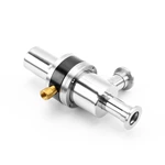 Stainless Steel SS304 Poppet Valve Pneumatic Vacuum Angle Valve with Bellow