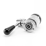 Stainless Steel SS304 Manual 3PC Flange end Vacuum Ball Valve