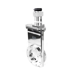 Stainless Steel UHV Ball groove mechanism ISO Flange Manual High Vacuum Gate Valve