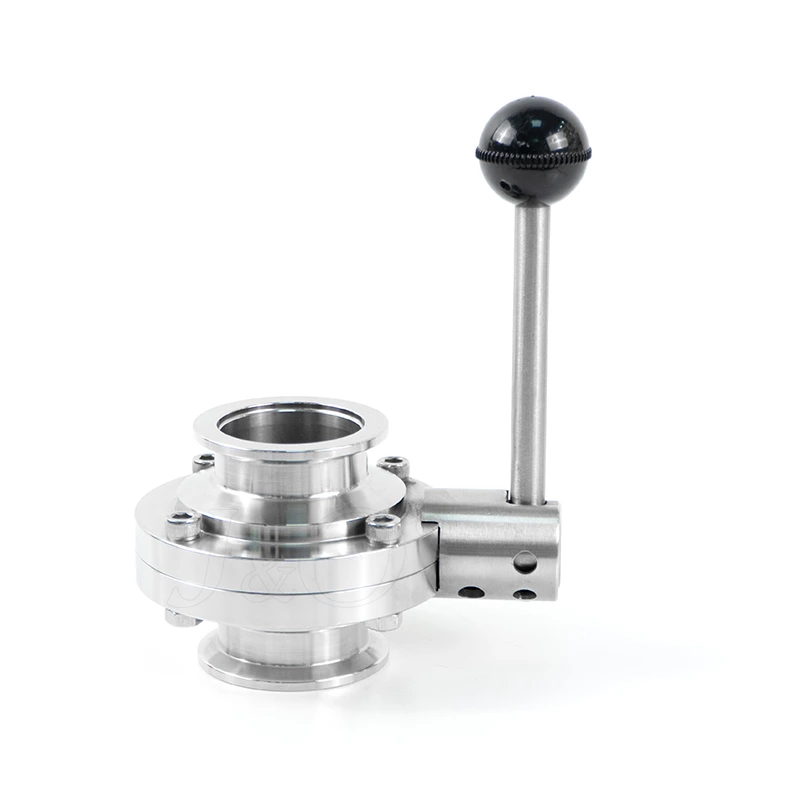 Stainless Steel SS304 SS316L KF ISO Vacuum Butterfly Valve