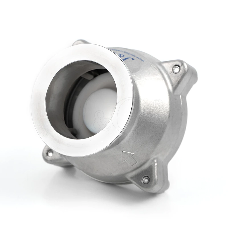 Stainless Steel One way KF40 PTFE Seal Vacuum No Return Check Valve