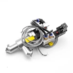 Stainless Steel SS304 Pneumatic Y-inline Vacuum Angle Valve with Solenoid Valve